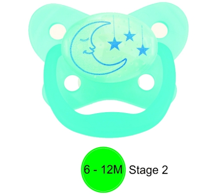 Dr Brown's PreVent Glow Soother Sky 6-12m